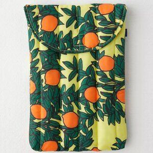 NWT Baggu Puffy Laptop Sleeve 16" - Orange Tree